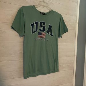 🔥🔥🔥 Basix of America T-Shirt USA Key West LARGE